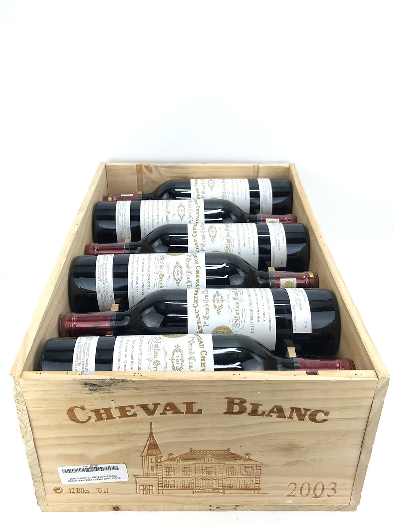 2003 Chateau Cheval Blanc, Saint-Emilion, Case of 12 btls