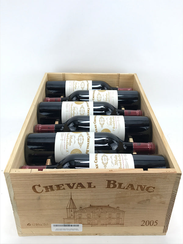 2005 Chateau Cheval Blanc, Saint-Emilion, Case of 12 btls