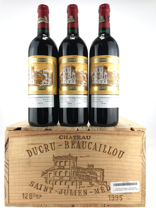 1995 Chateau Ducru-Beaucaillou, Saint-Julien, Case of 12 btls