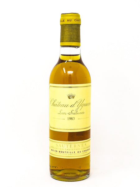1983 Chateau d'Yquem, Sauternes, Half Bottle (375ml)