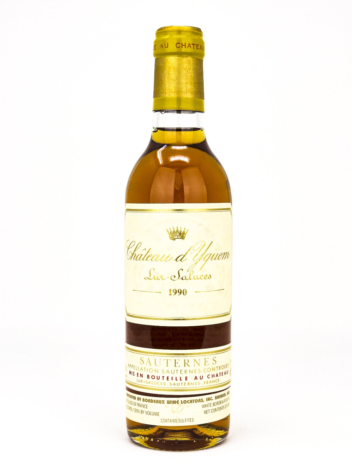 1990 Chateau d'Yquem, Sauternes, Half Bottle (375ml)