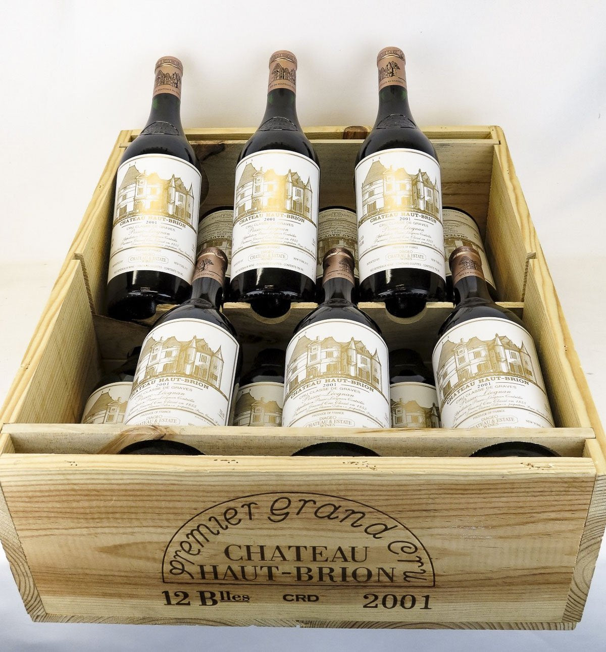 2001 Chateau Haut-Brion, Pessac-Leognan, Case of 12 btls