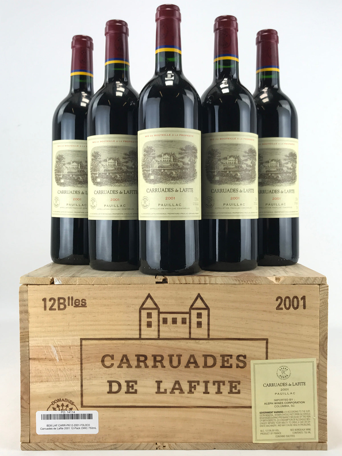 （LES FORTS, CARRUADES, 2001） BDXLAFCARR-PK12-2001-