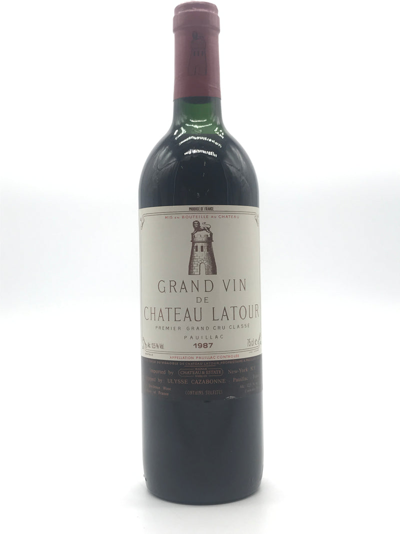 1987 Chateau Latour, Pauillac, Bottle (750ml) [High Shoulder]
