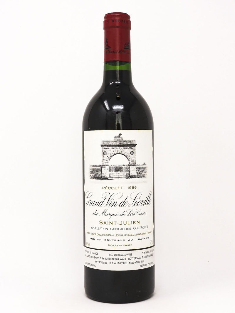 1986 Chateau Leoville-Las Cases 'Grand Vin de Leoville', Saint-Julien, Bottle (750ml)