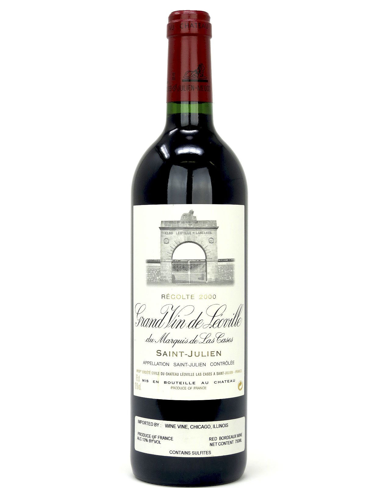 2000 Chateau Leoville-Las Cases, Grand Vin, Saint-Julien, Bottle (750m