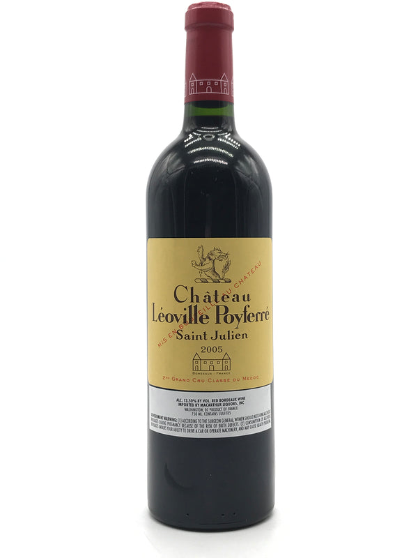 2005 Chateau Leoville Poyferre, Saint-Julien, Bottle (750ml)