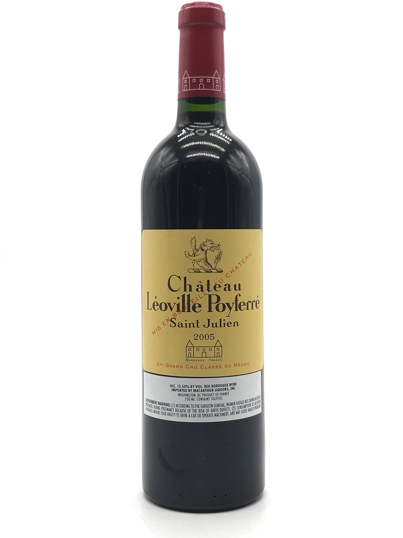 2005 Chateau Leoville Poyferre, Saint-Julien, Bottle (750ml)