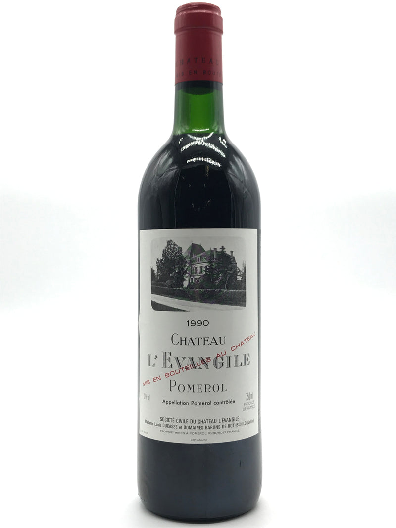 1990 Chateau L'Evangile, Pomerol, Bottle (750ml) [top shoulder]