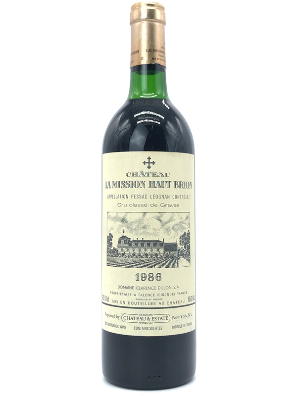 1986 Chateau La Mission Haut-Brion Cru Classe, Pessac-Leognan, Super Second, Bottle (750ml)