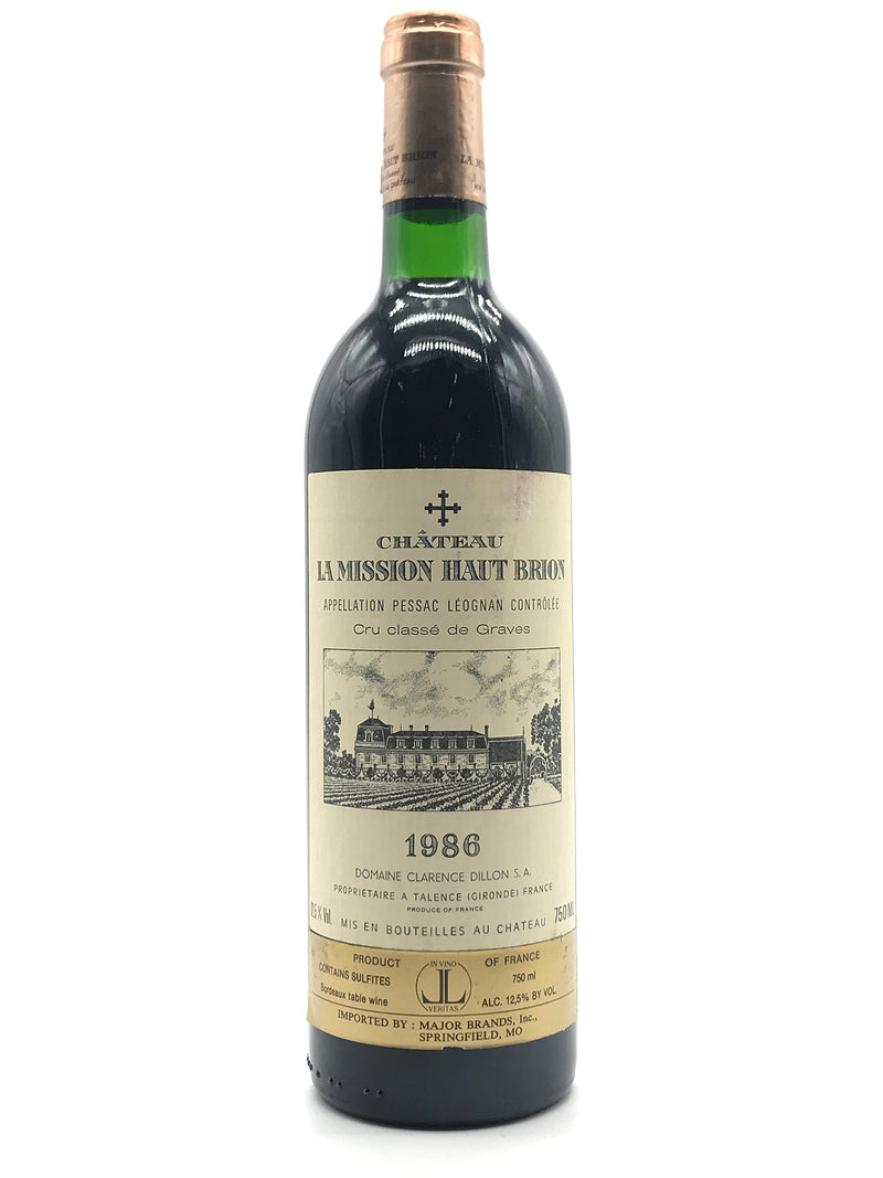 1986 Chateau La Mission Haut-Brion, Pessac-Leognan, Bottle (750ml)