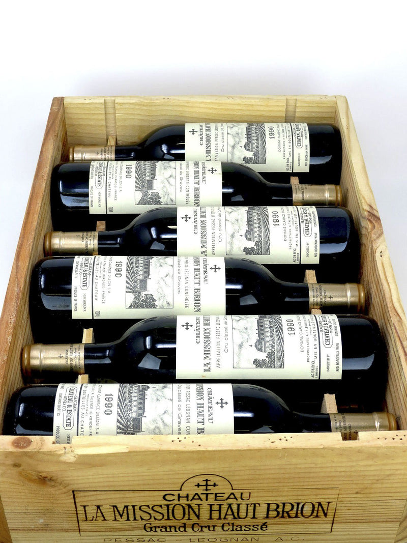 1990 Chateau La Mission Haut-Brion, Pessac-Leognan, Case of 12 btls