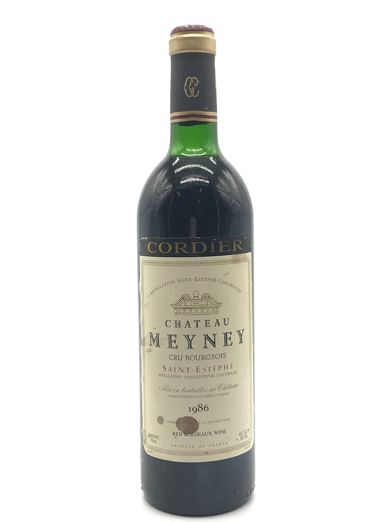 1986 Chateau Meyney, Saint-Estephe, Bottle (750ml) [wine stained label]
