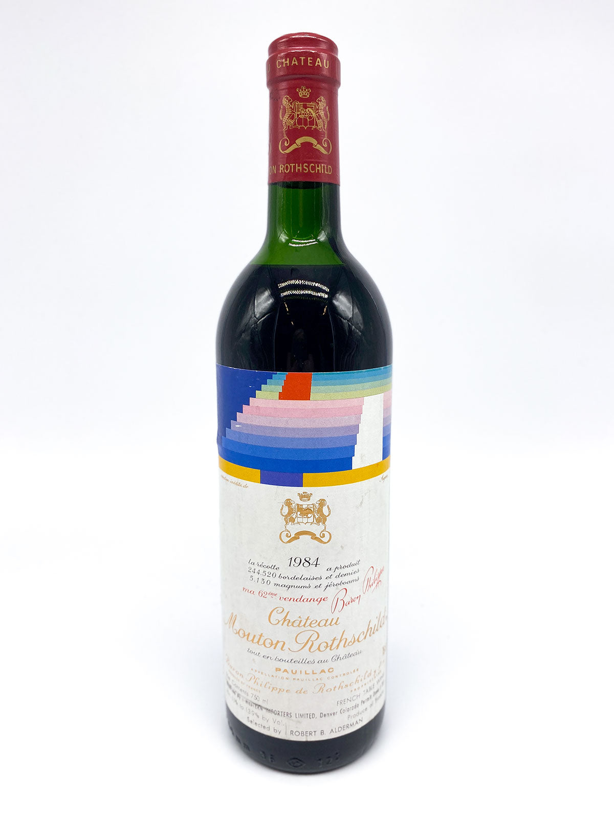 Chateau Mouton Rothschild 1984 ムートン　赤ワイン 1984 Chateau Mouton Rothschild, Pauillac, Bottle (750ml) [High Shoulde