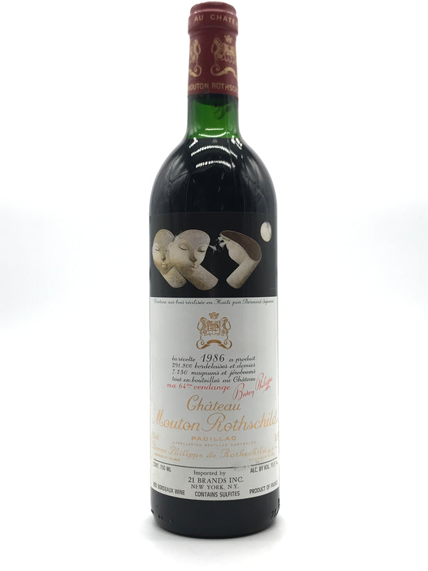 1986 Chateau Mouton Rothschild, Pauillac, Bottle (750ml)