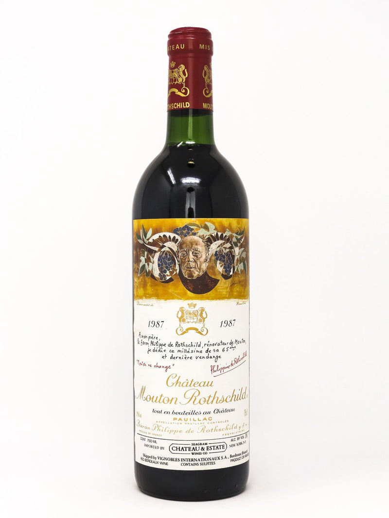 1987 Chateau Mouton Rothschild, Pauillac, Bottle (750ml)