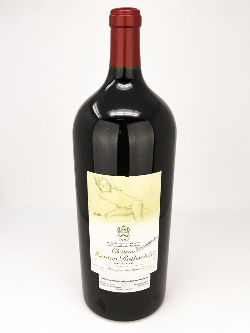 1993 Chateau Mouton Rothschild, Pauillac, 6ltr [Naked Lady]