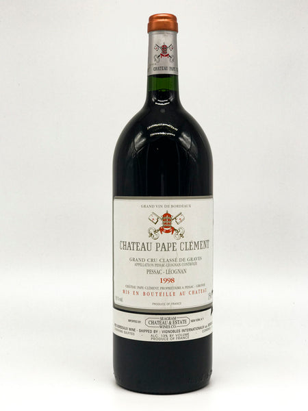 1998 Chateau Pape Clement Cru Classe, Pessac-Leognan, Magnum (1.5L)