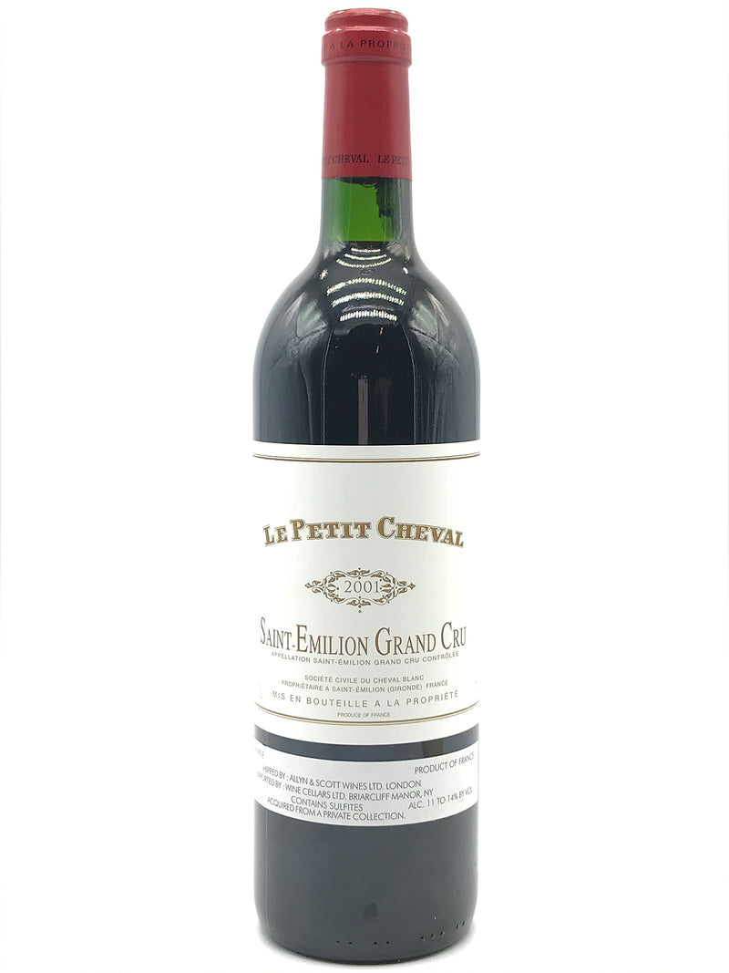 2001 Le Petit Cheval, Saint-Emilion Grand Cru, Bottle (750ml)