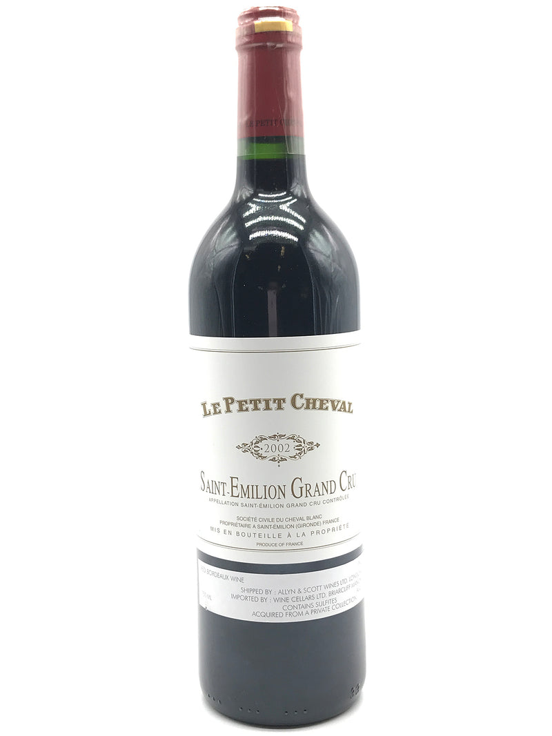 2002 Le Petit Cheval, Saint-Emilion Grand Cru, Bottle (750ml)