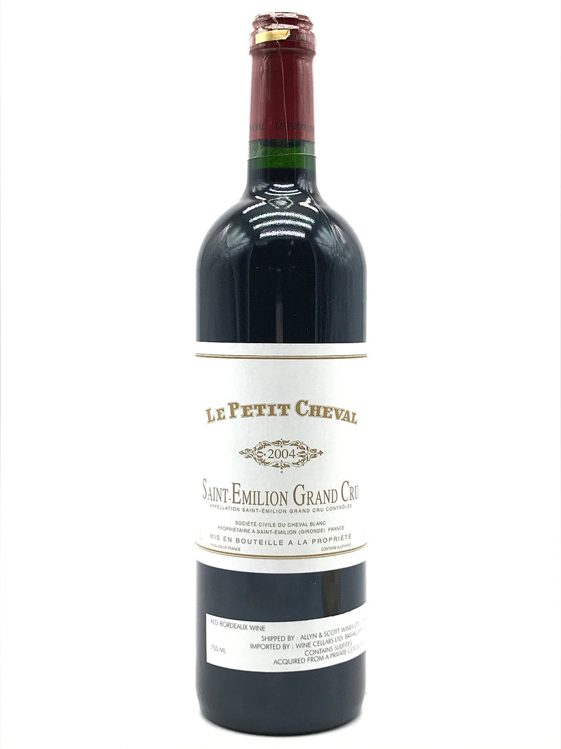 2004 Le Petit Cheval, Saint-Emilion Grand Cru, Bottle (750ml)