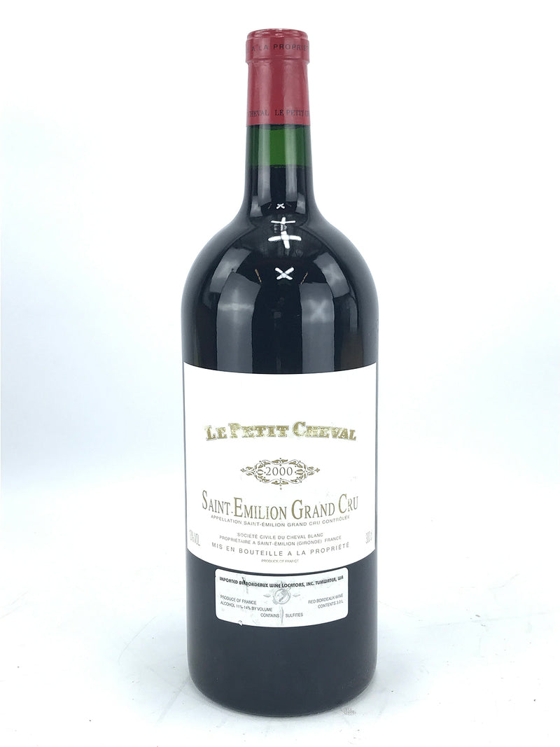 2000 Le Petit Cheval, Saint-Emilion Grand Cru, D-Magnum (3L)