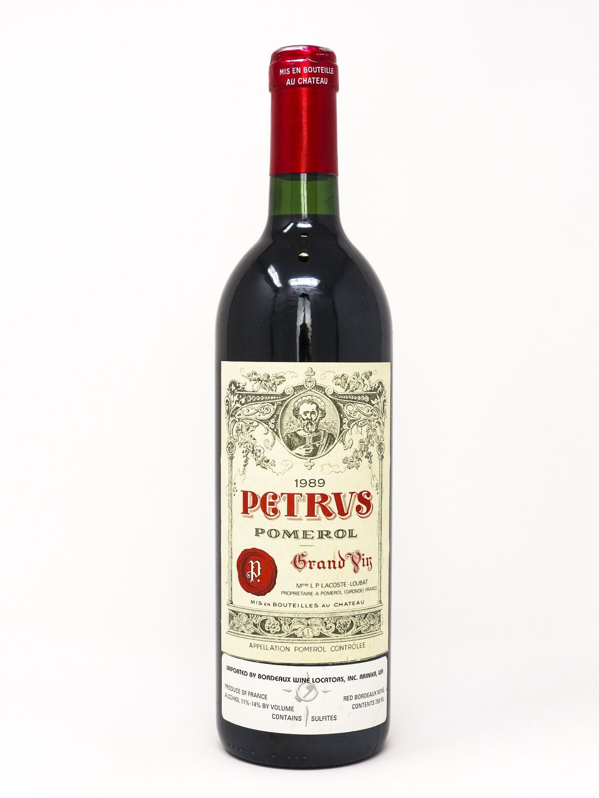 ワイン Petrus Pomerol Grand Vin 1989 BDXPETPETR-0750-1989-