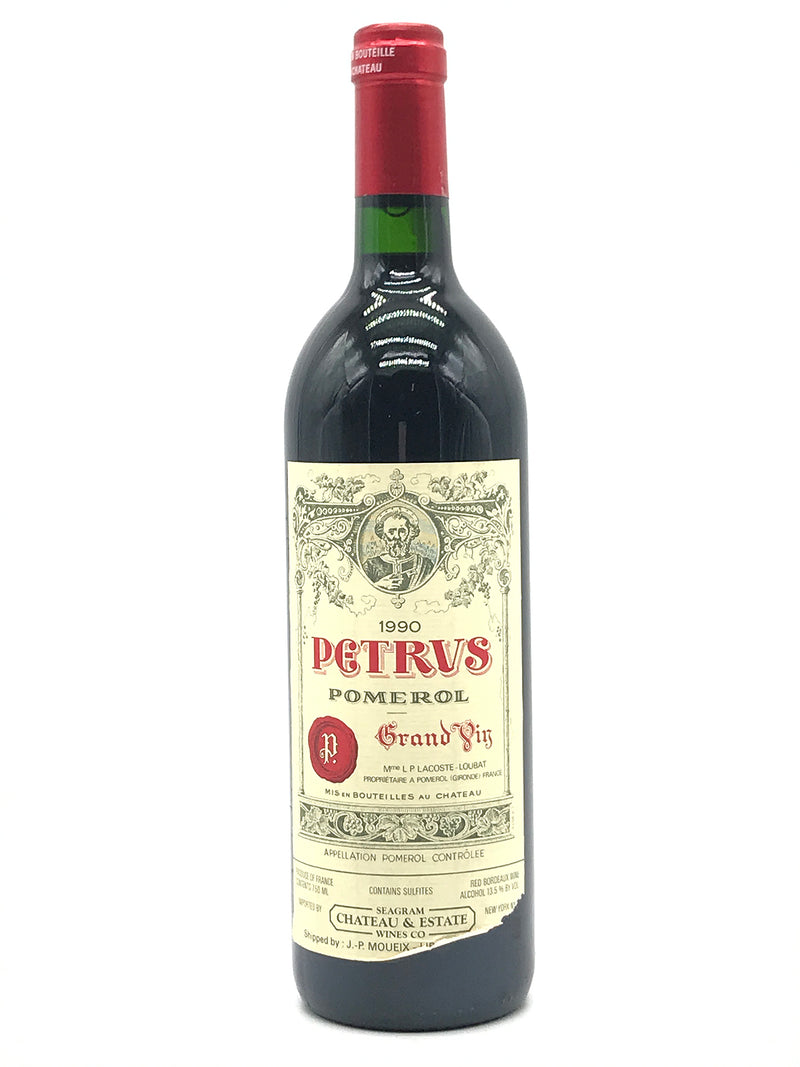 1990 Petrus Pomerol, Bottle (750ml), [Slightly Torn Label]