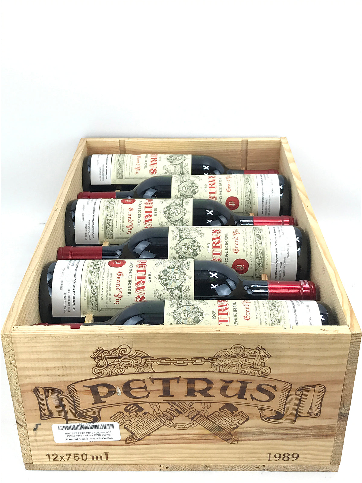 1989 Petrus Pomerol, Case of 12 btls