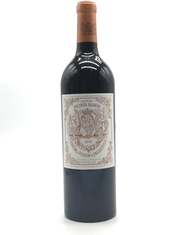 2016 Chateau Pichon-Longueville au Baron de Pichon-Longueville, Pauillac, Bottle (750ml)