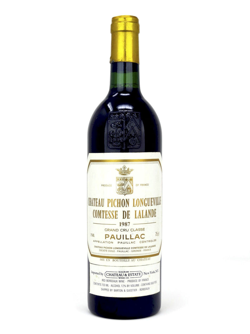 1987 Chateau Pichon Longueville Comtesse de Lalande Second Growth, Deuxieme Grand Cru Classe, Pauillac