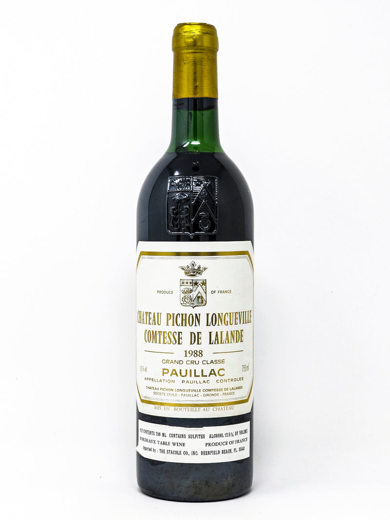 1988 Chateau Pichon Longueville Comtesse de Lalande, Pauillac, Bottle (750ml)