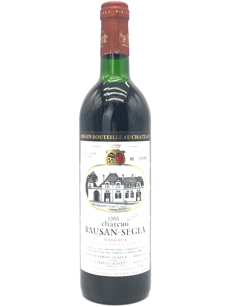 1986 Chateau Rauzan-Segla, Margaux, Bottle (750ml) [Top Shoulder]
