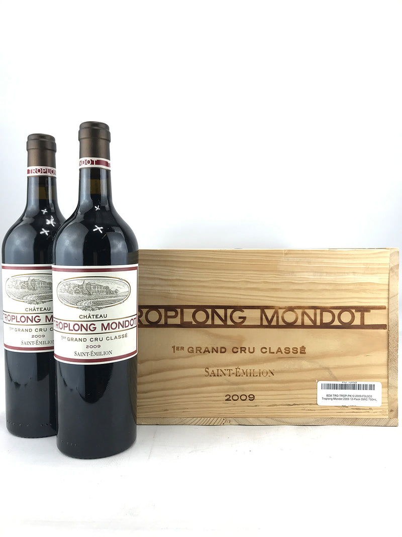 2009 Chateau Troplong Mondot, Saint-Emilion Grand Cru, Case of 12 btls