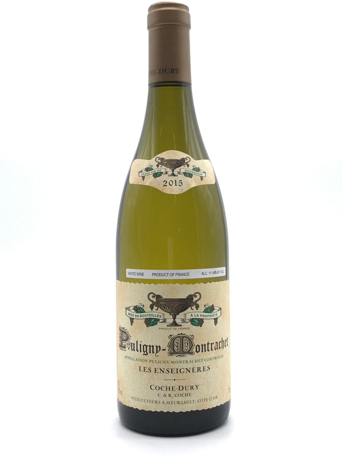 2015 Domaine J-F Coche-Dury, Puligny-Montrachet, Les Enseigneres, Bott