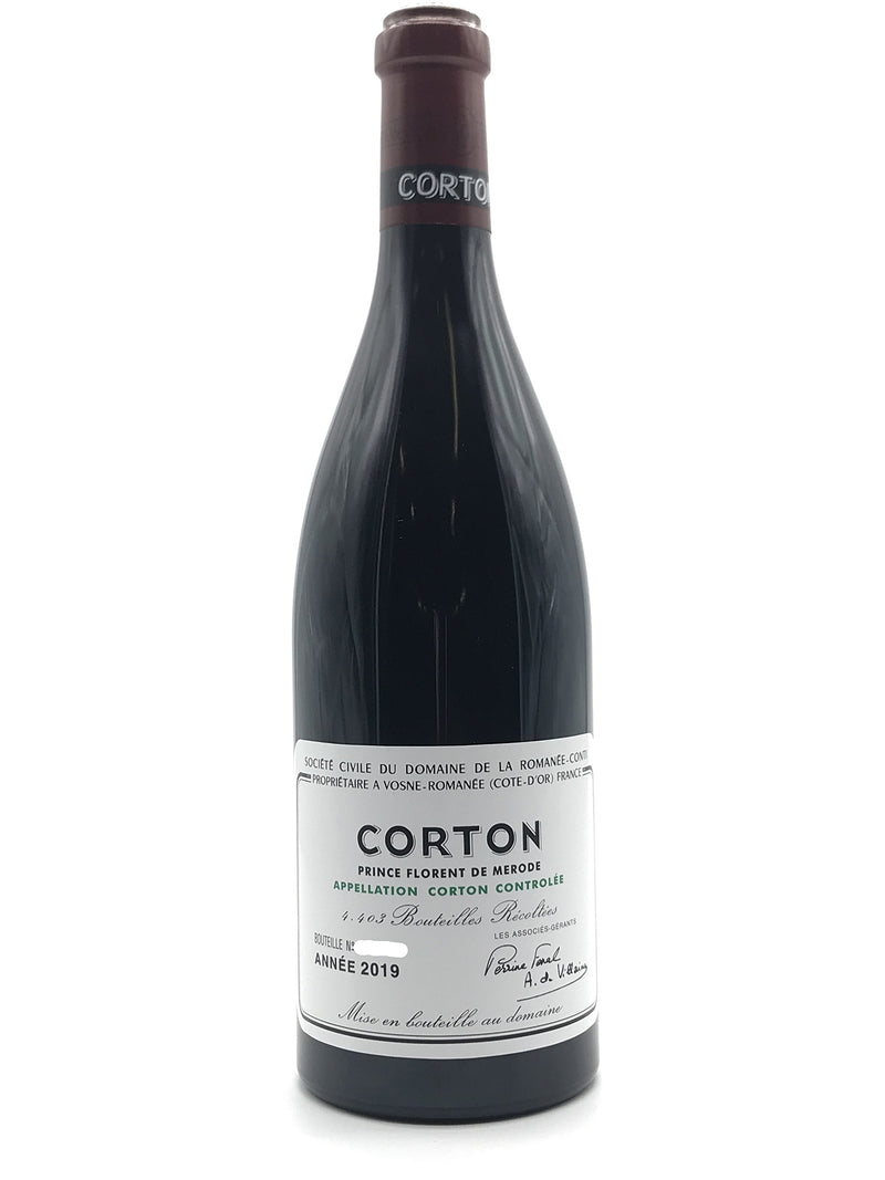 2019 Domaine de la Romanee-Conti, Corton Grand Cru, Prince Florent de Merode, Bottle (750ml)