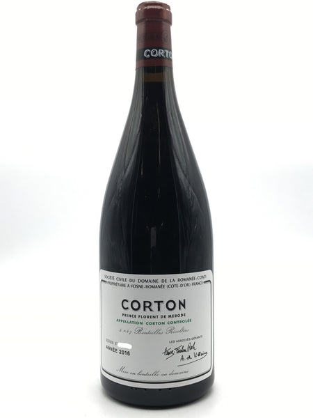 2016 Domaine de la Romanee-Conti, DRC, Corton Grand Cru, Prince Florent de  Merode, Magnum (1.5L)