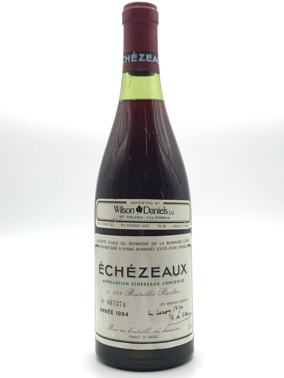 1984 Domaine de la Romanee-Conti, DRC, Echezeaux Grand Cru, Bottle (75