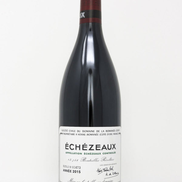 ROMANÉE-CONTI 2015 赤ワイン 750mlの空き瓶 BURDRCDREC-0750-2015-