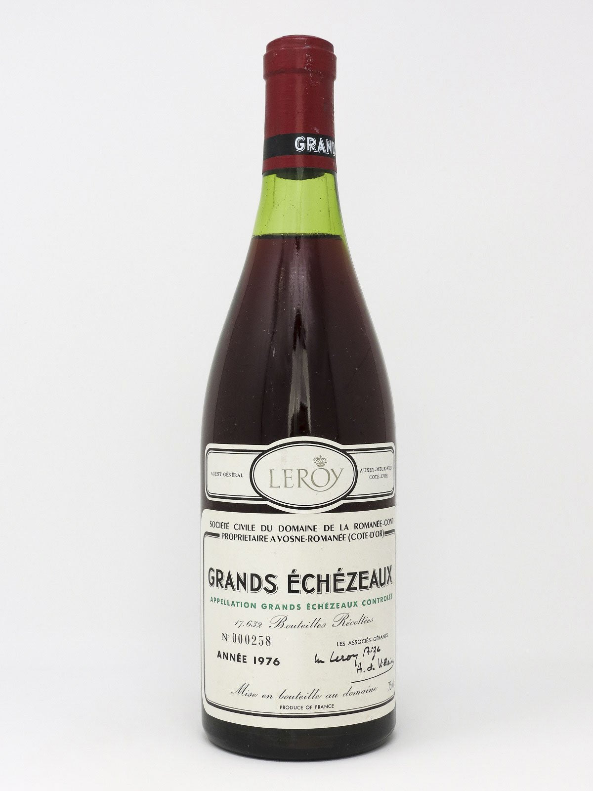1976 Domaine de la Romanee-Conti, DRC, Grands Echezeaux Grand Cru  
