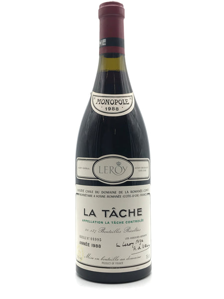 1988 Domaine de la Romanee-Conti, DRC, La Tache Grand Cru, Bottle (750ml)