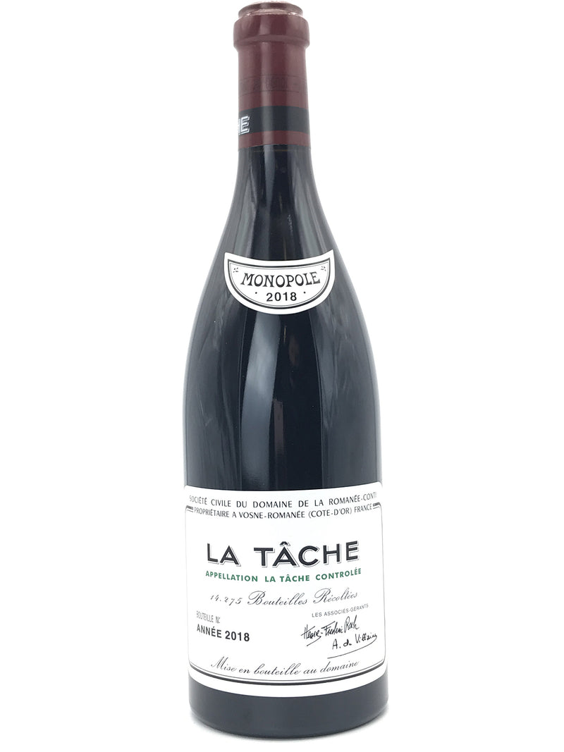 2018 Domaine de la Romanee-Conti, La Tache Grand Cru, Bottle (750ml)