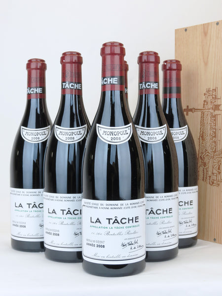 2008 Domaine de la Romanee-Conti, DRC, La Tache Grand Cru, Case of 6 b