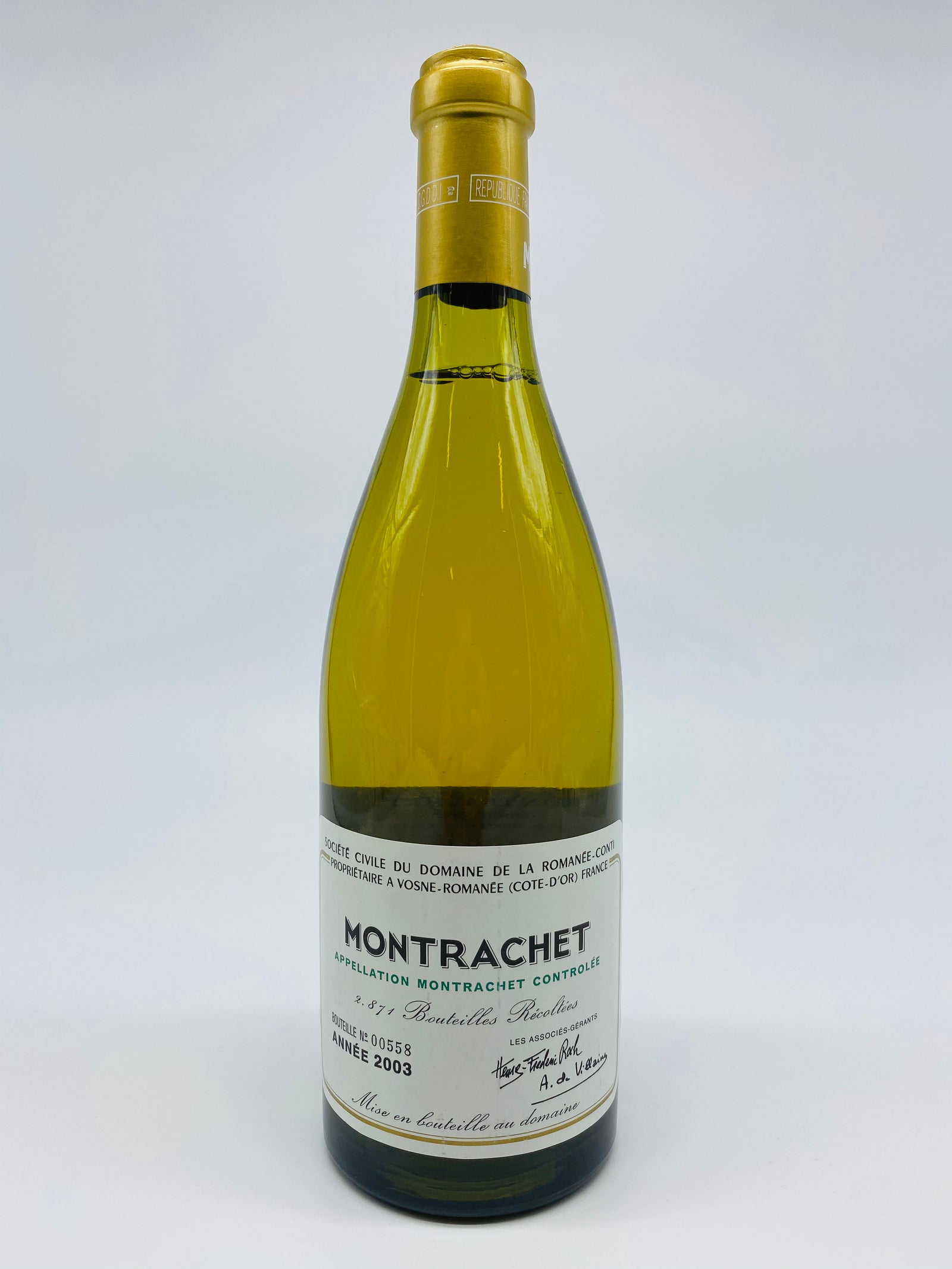 2003 Domaine de la Romanee-Conti, DRC, Montrachet Grand Cru, Bottle (7