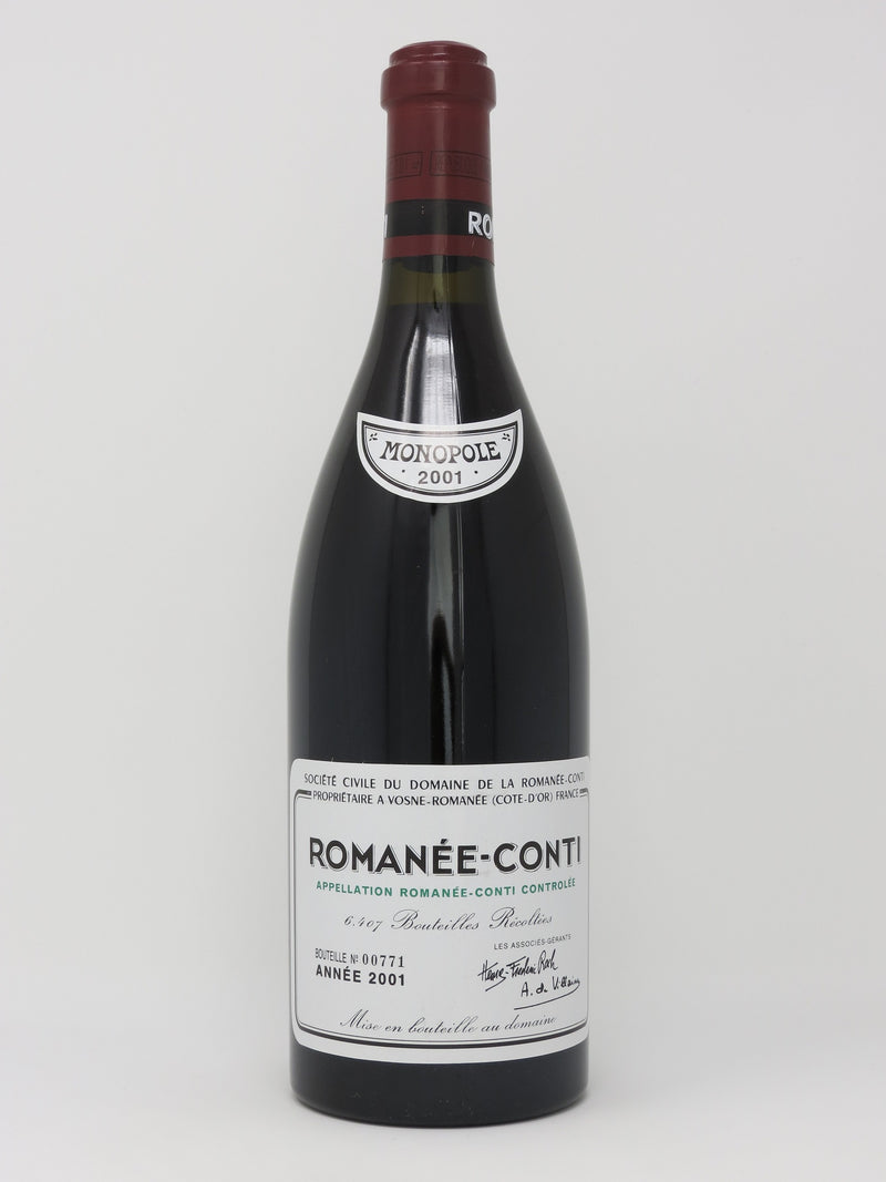 2001 Domaine de la Romanee-Conti, DRC, Romanee-Conti Grand Cru