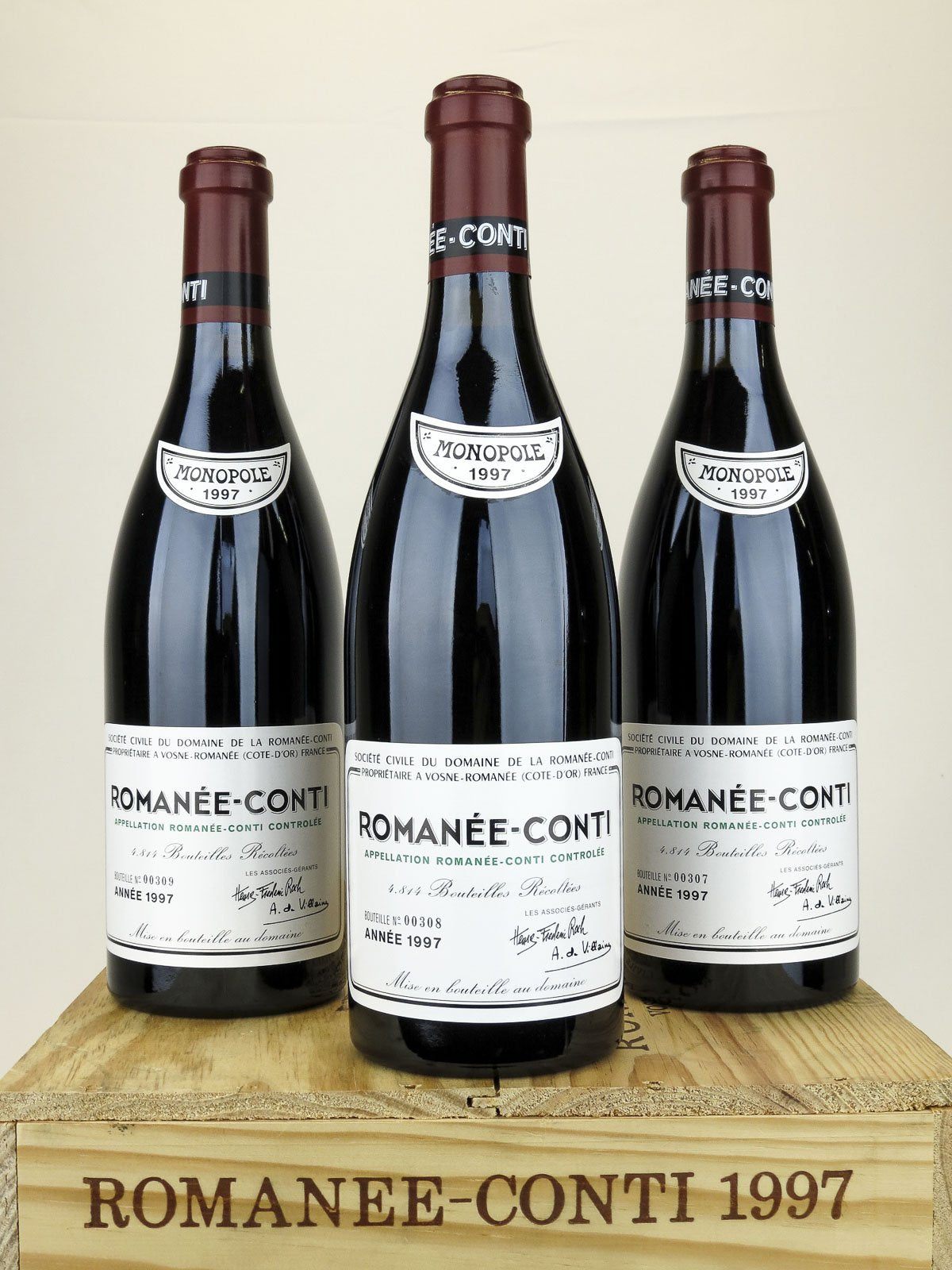 1997 Domaine de la Romanee-Conti, DRC, Romanee-Conti Grand Cru, Case o