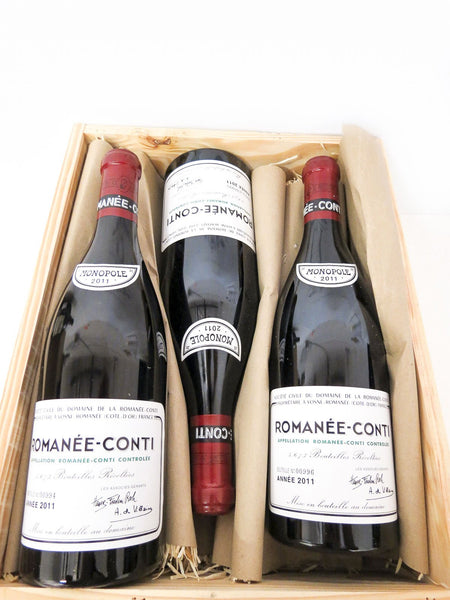 ROMANÉE-CONTI 2011 赤ワイン　空き瓶 BURDRCDRRC-PK03-2011-