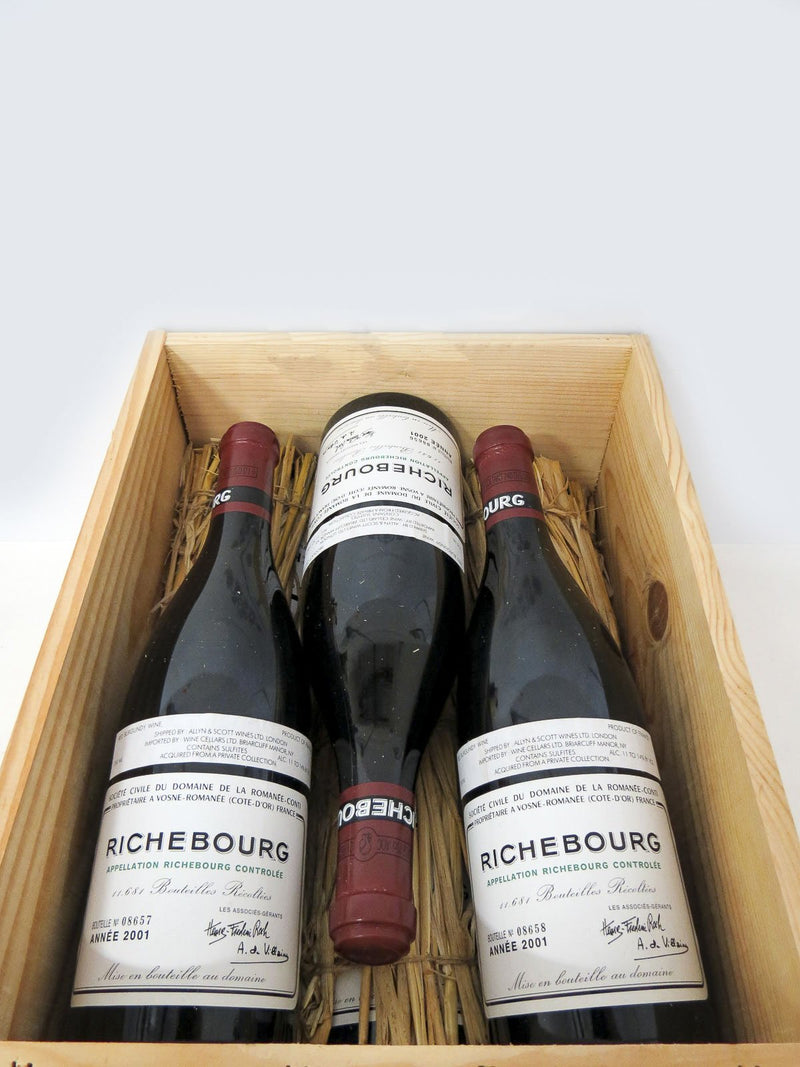 2001 Domaine de la Romanee-Conti, DRC, Richebourg Grand Cru, Case of 6 btls