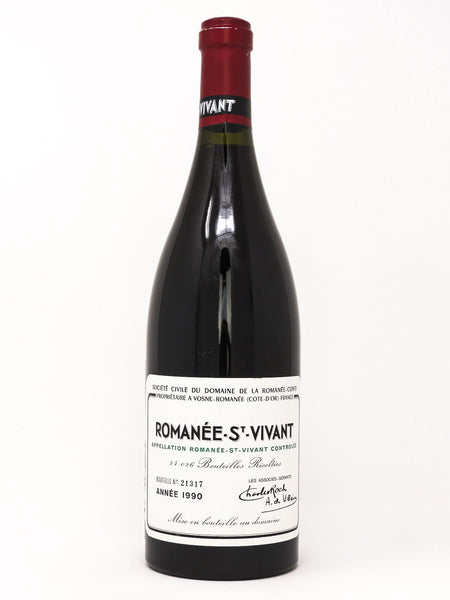 DRC ROMANÉE-ST-VIVANT 1990 の空瓶 BURDRCDRSV-0750-1990-