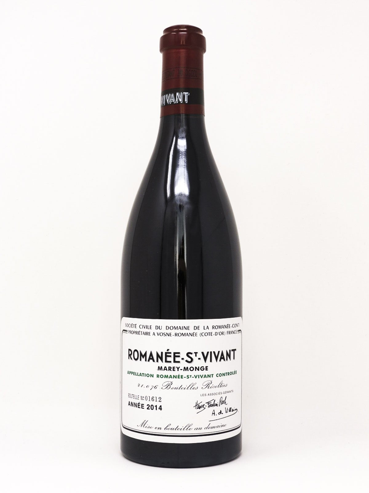 2014 Domaine de la Romanee-Conti, DRC, Romanee-Saint-Vivant Grand Cru,